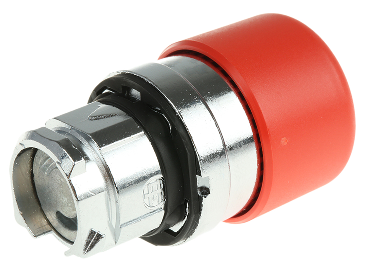 zb4bc44 Schneider Electric Harmony XB4 Series, Red Push Button Head, Spring Return, 22mm Cutout