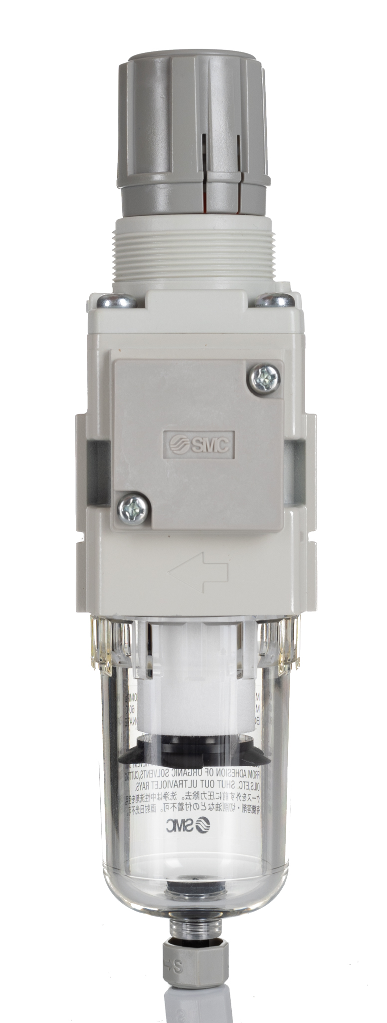SMC AW-A Filter Regulator, 5μm, G 1/4, Auto, 0.5 → 7 bar