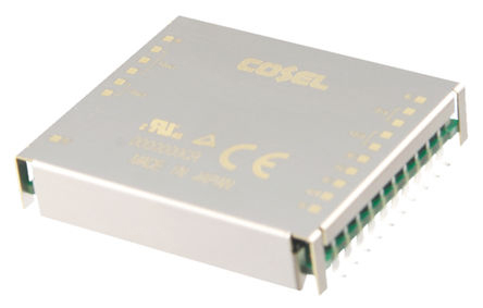 Cosel SFCS DC-DC Converter, 3.3V dc/ 9A Output, 36 → 76 V dc Input, 29.7W, Surface Mount, +85°C Max Temp -40°C
