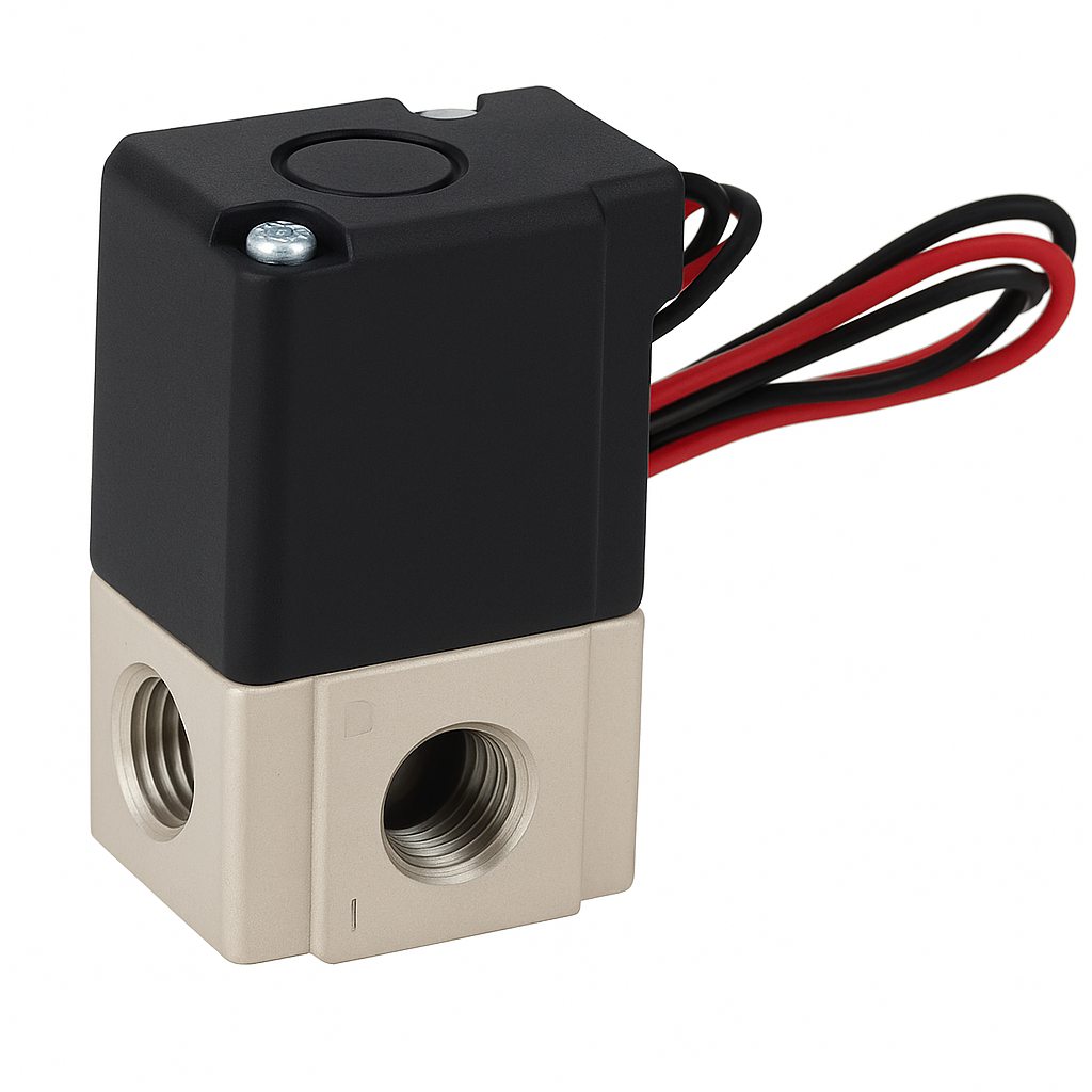E-Pro SVX 318 Compact 3 Port Solenoid Valve G 1/8 Ports 24 VDC