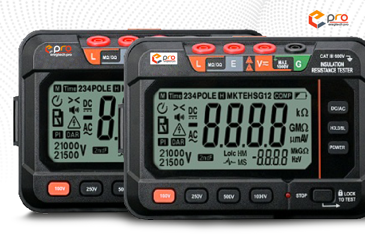 E-Pro MLTMM-1, Multimeters Portable Insulation Tester, 6000 Count Display, 1.5V Power Supply