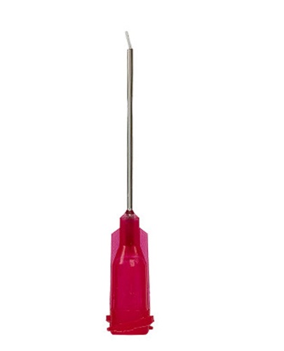 E-Pro 27G PTFE Lined Dispensing Tip Luer Lock 25.4mm Red