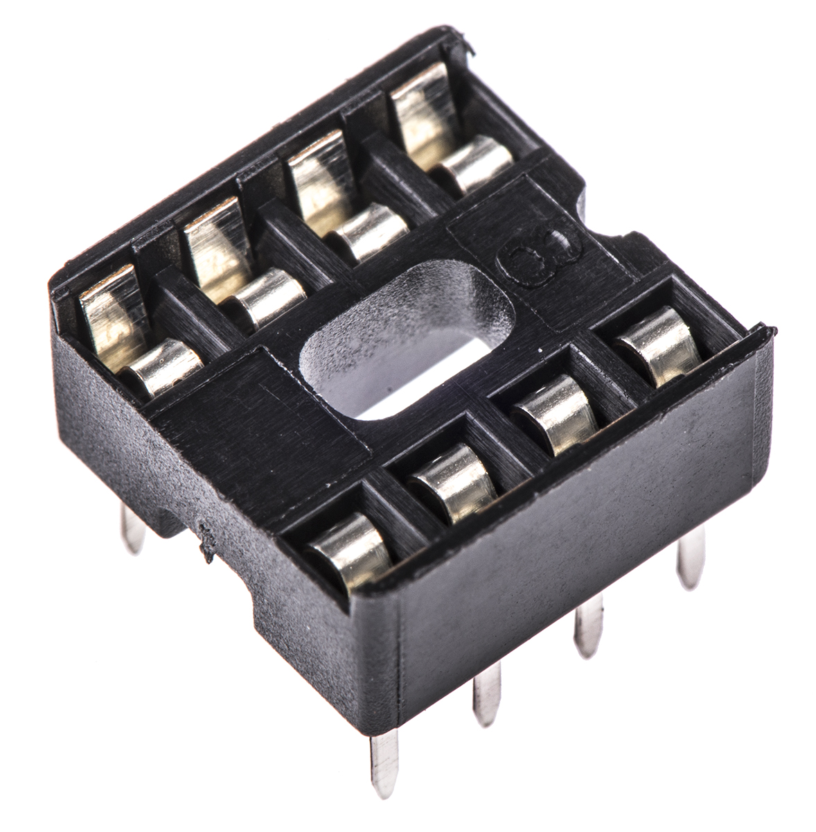 ASSMANN WSW 2.54 mm Pitch Vertical 8 Way, Through Hole Stamped Pin Open Frame DIL Socket, 1A