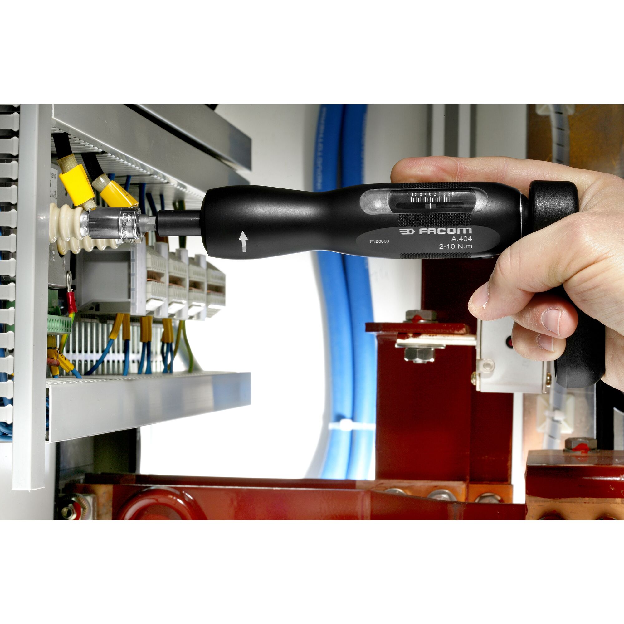 a300pa Facom 1/4 in Torque Screwdriver with Ratchet Handle