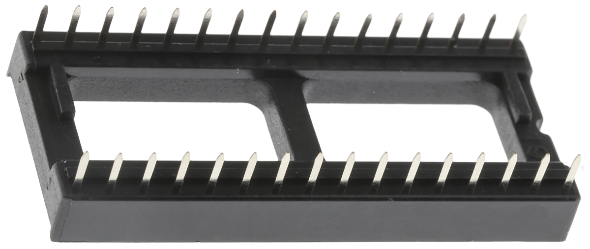 a-32-lc-tt ASSMANN WSW 2.54 mm Pitch Vertical 32 Way, Through Hole Stamped Pin Open Frame DIL Socket, 1A