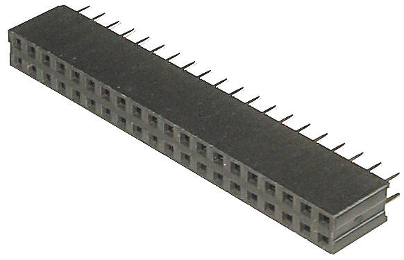 ASSMANN WSW A-BL254 Series Straight Through Hole PCB Socket, 20-Contact, 2 Row, 2.54 mm Pitch Solder