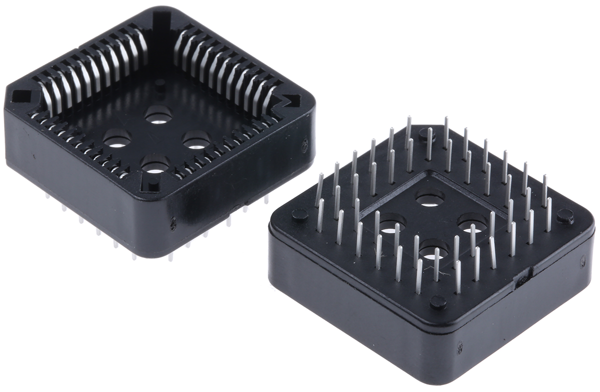 ASSMANN WSW 1.27 mm Pitch 44 Way DIP Through Hole PLCC IC Socket