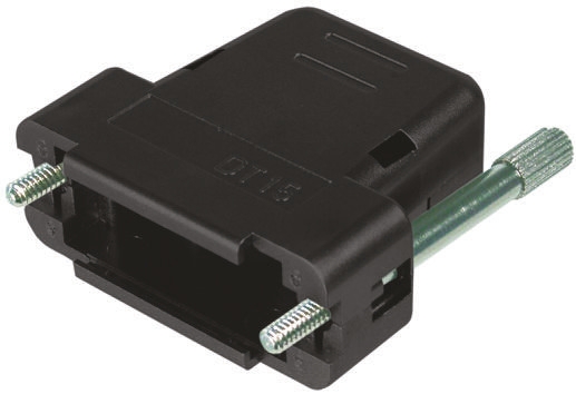 ASSMANN WSW A-FT Series Thermoplastic Straight D-Sub Backshell, 25 Way Strain Relief