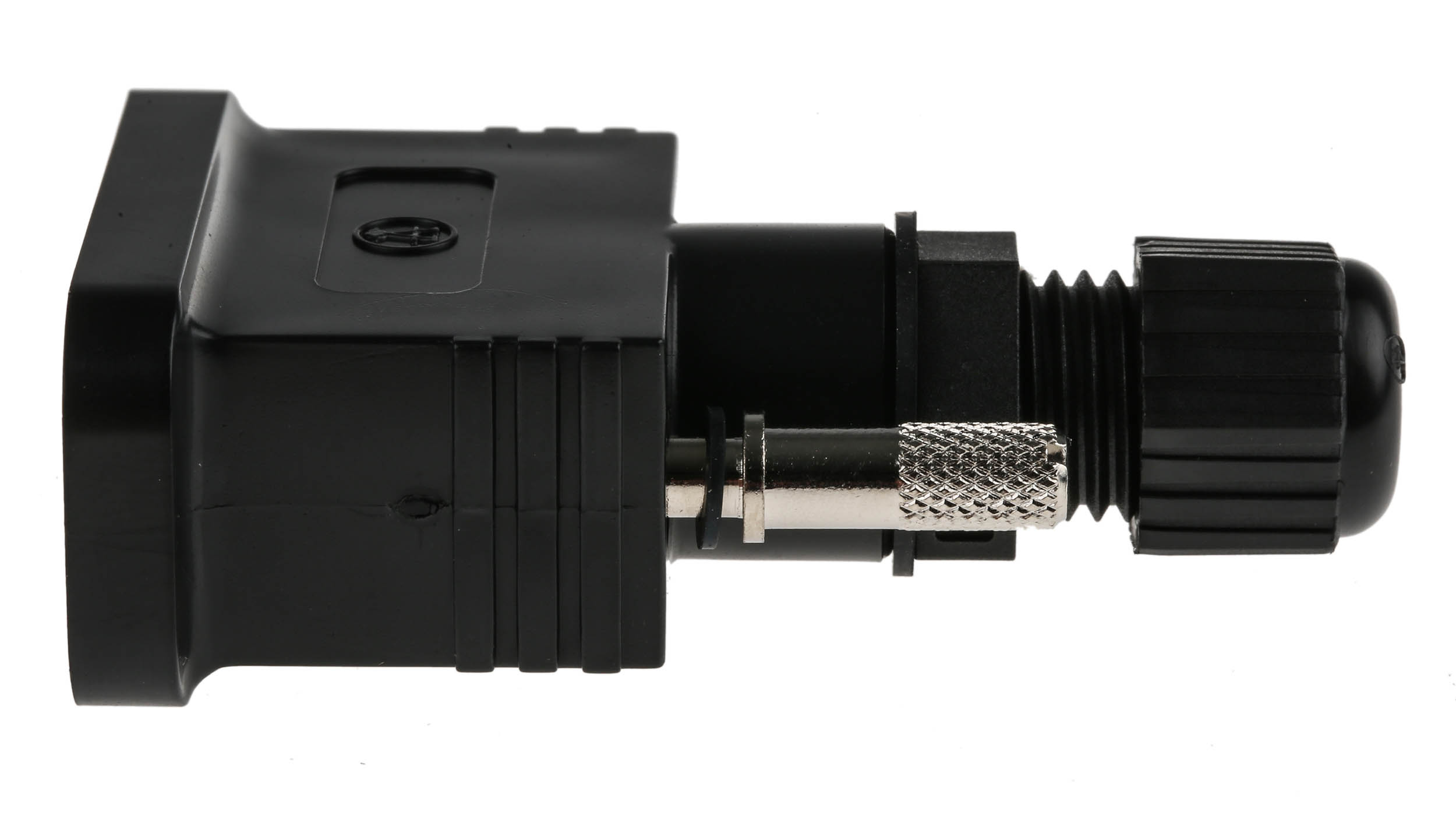 a-hood-0915 ASSMANN WSW Polybutylene Terephthalate Straight D-Sub Backshell, 9 Way Strain Relief