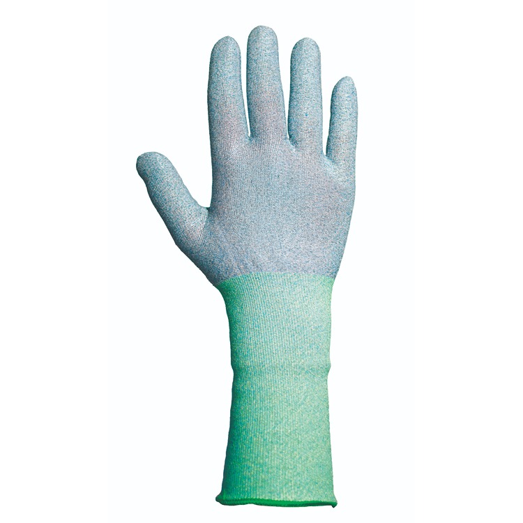 Traffi TG720 Blue Yarn Work Gloves, Size M, Uncoated Coating