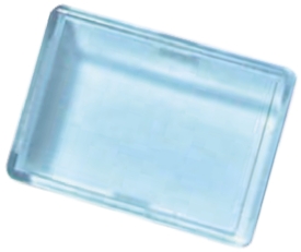 APEM Panel Mount Indicator Lens Rectangular Style, Clear, 24 mm Long