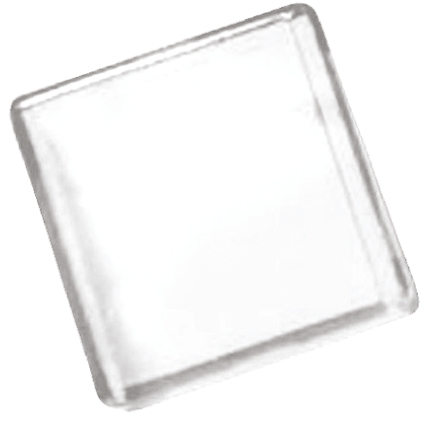 APEM Panel Mount Indicator Lens Square Style, Clear, 18 mm Long