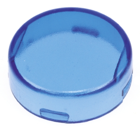 APEM Panel Mount Indicator Lens Round Style, Blue, 16 mm diameter