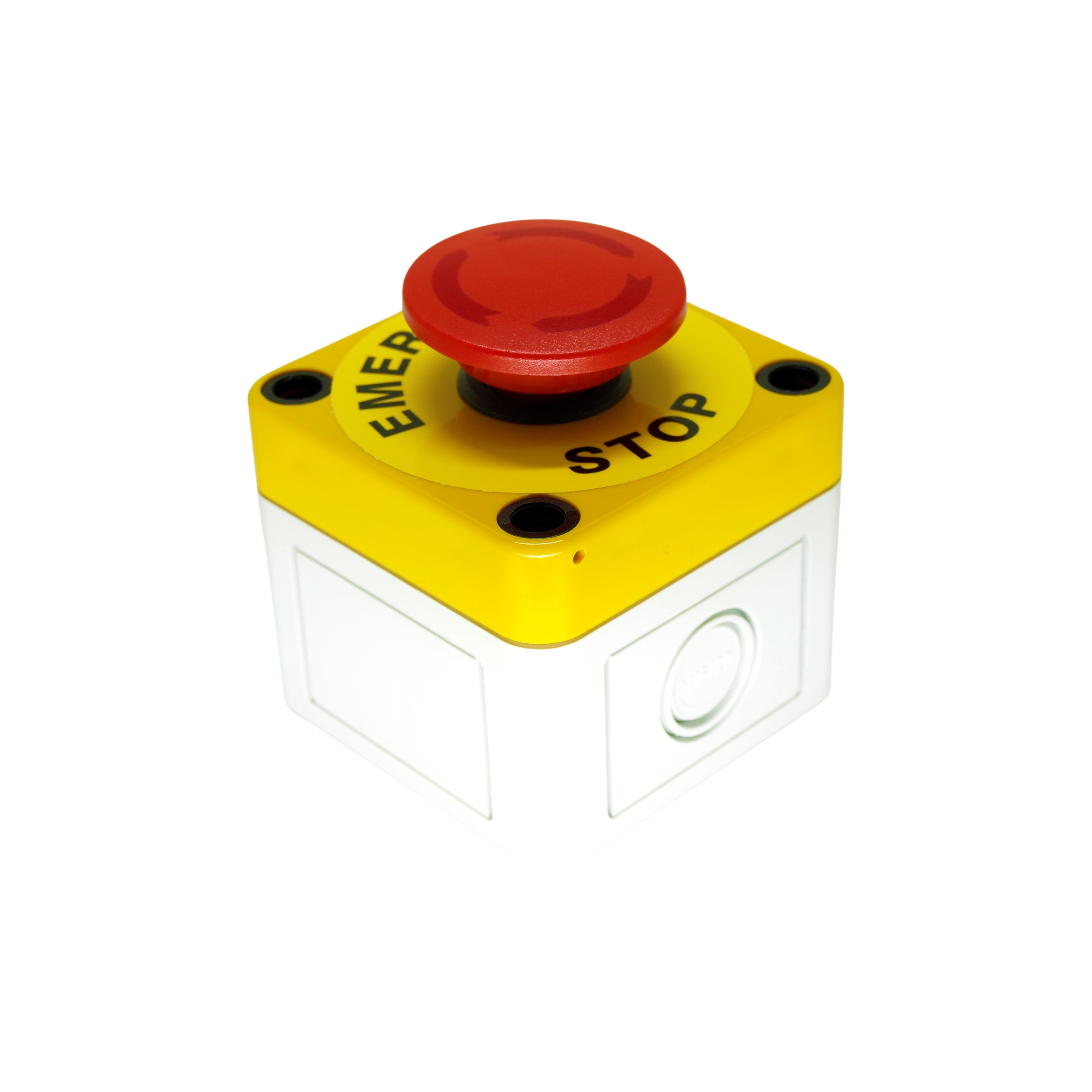 APEM A01ES Series Twist Release Emergency Stop Push Button, Surface Mount, 1 NC, IP65