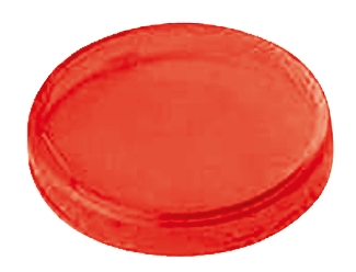 APEM Panel Mount Indicator Lens Round Style, Red, 22 mm diameter