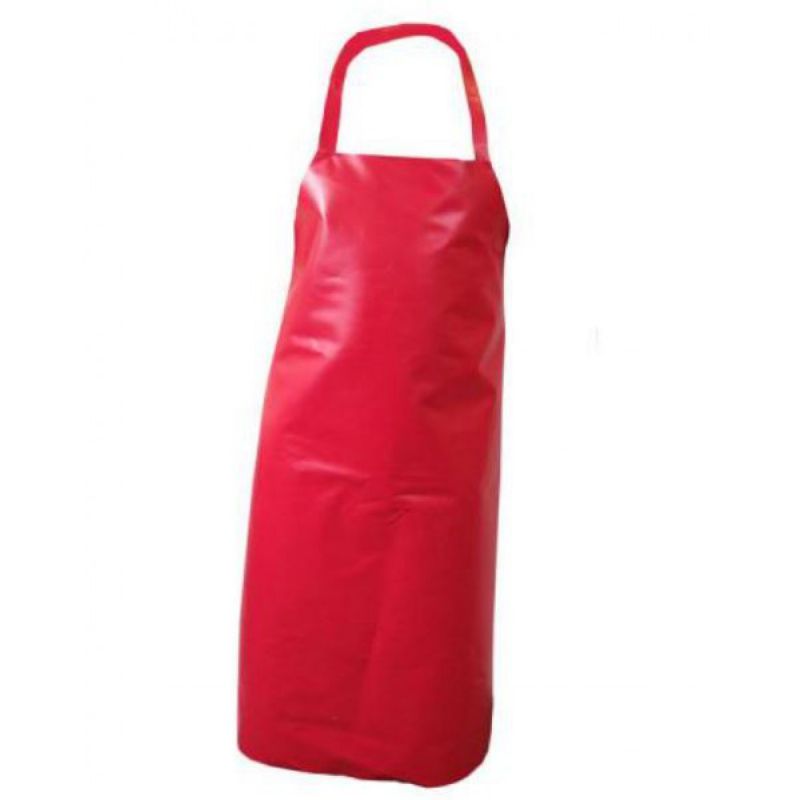 NEUTRAL White Reusable Polyvinyl Chloride Apron, 48 in