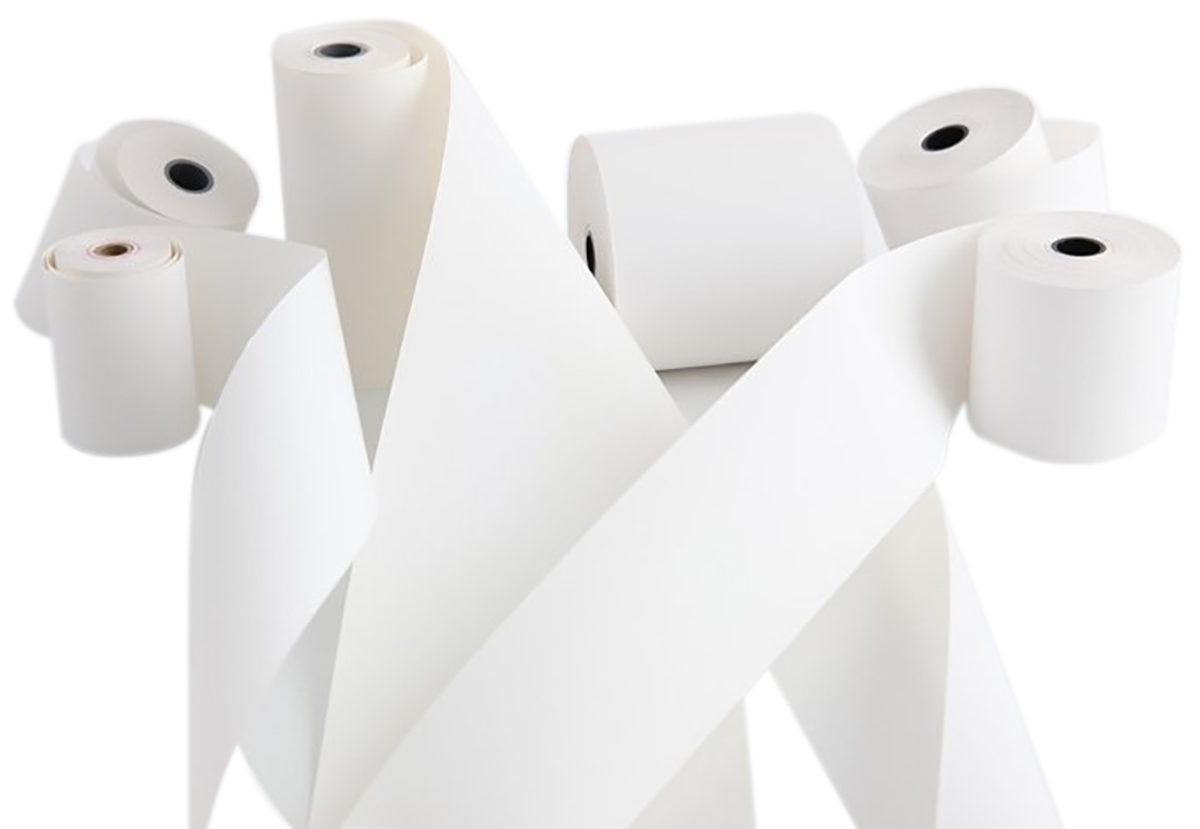 Able Systems White Thermal Thermal Paper, 58 mm Roll