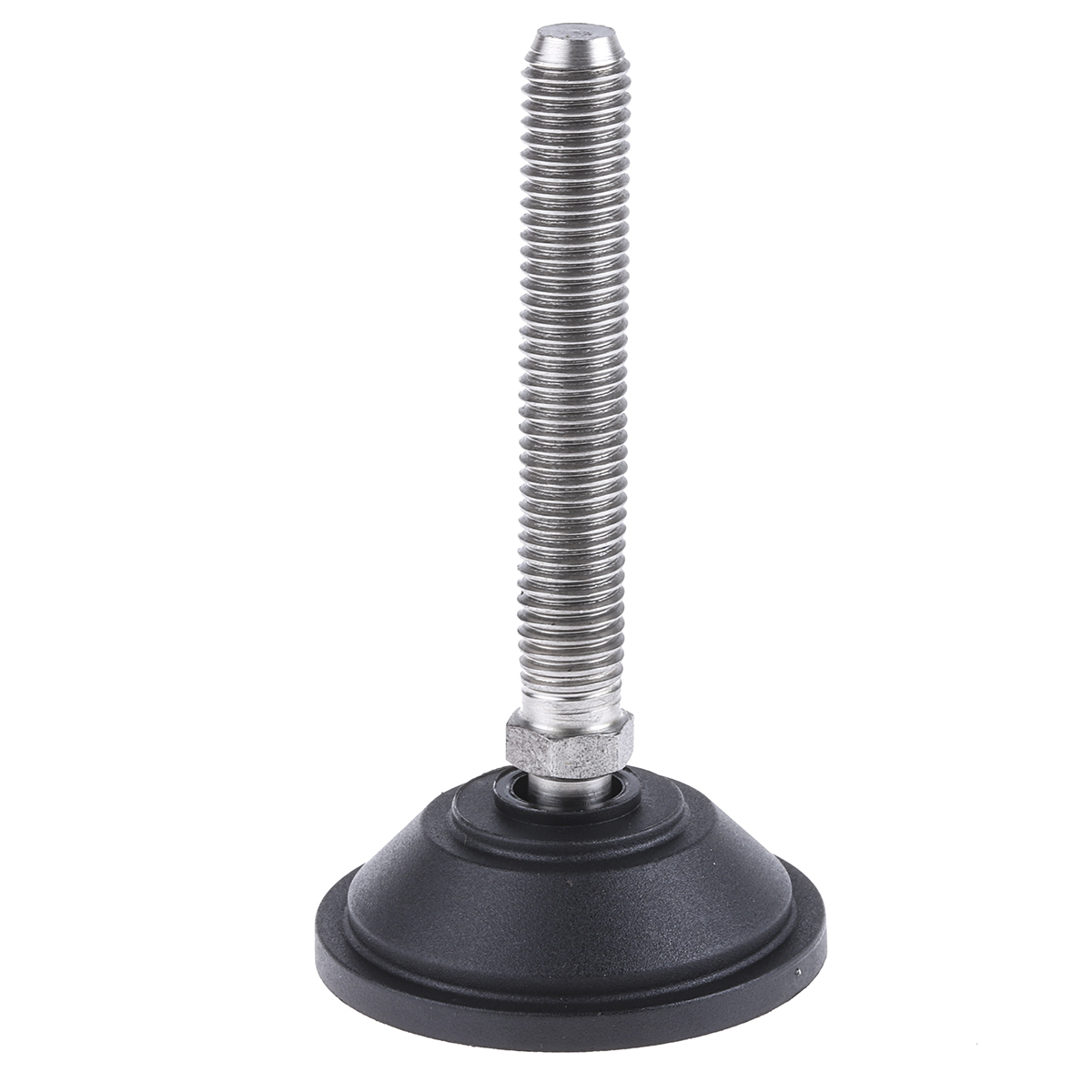 Nu-Tech Engineering M12 55 mm Dia. Adjustable Foot, Stainless Steel, 600 kg Static Load Capacity 10 ° Tilt Angle