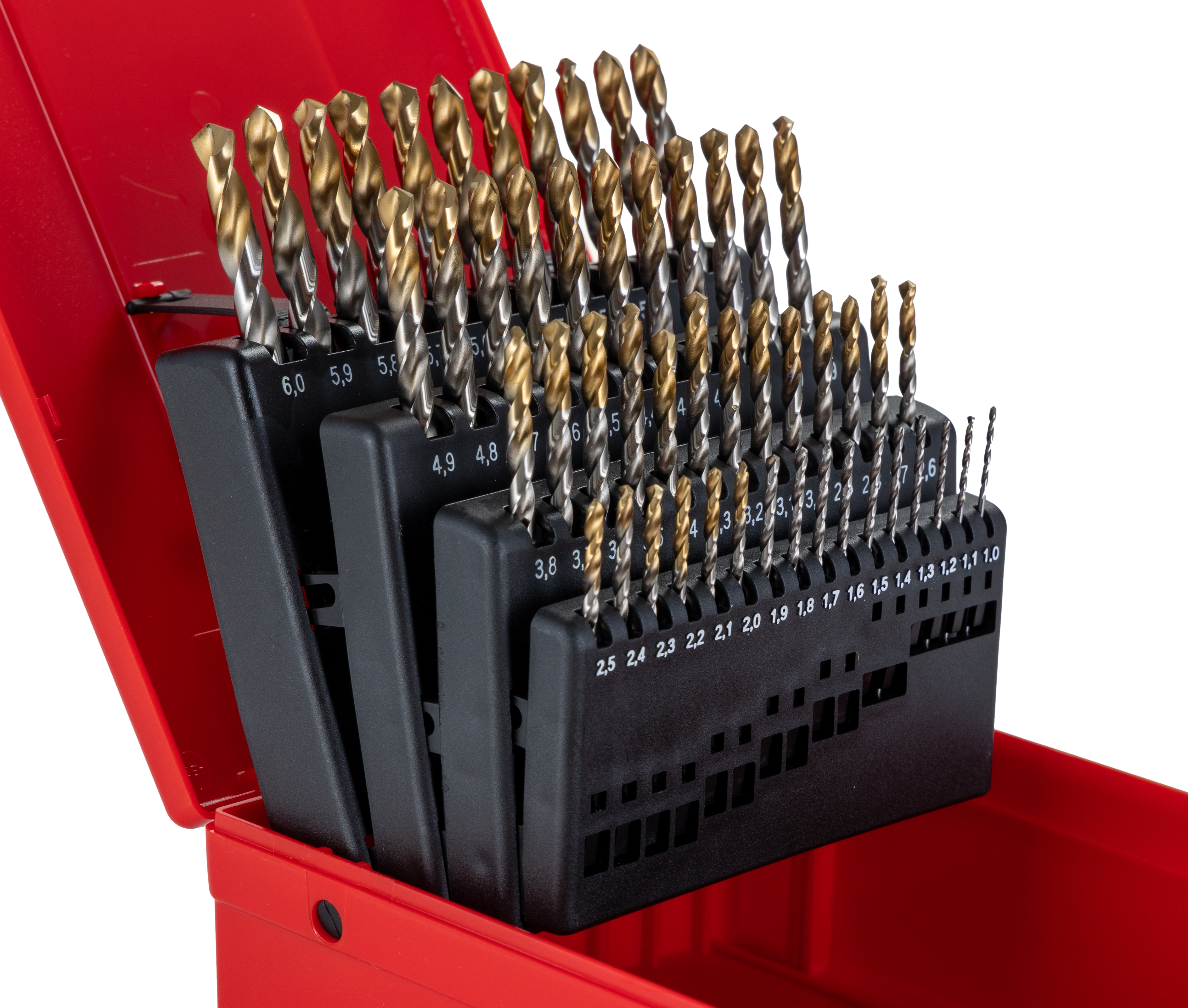 a095202 Dormer 51-Piece Jobber Drill Set for Multi-Material, 6 mm Max, 1 mm Min