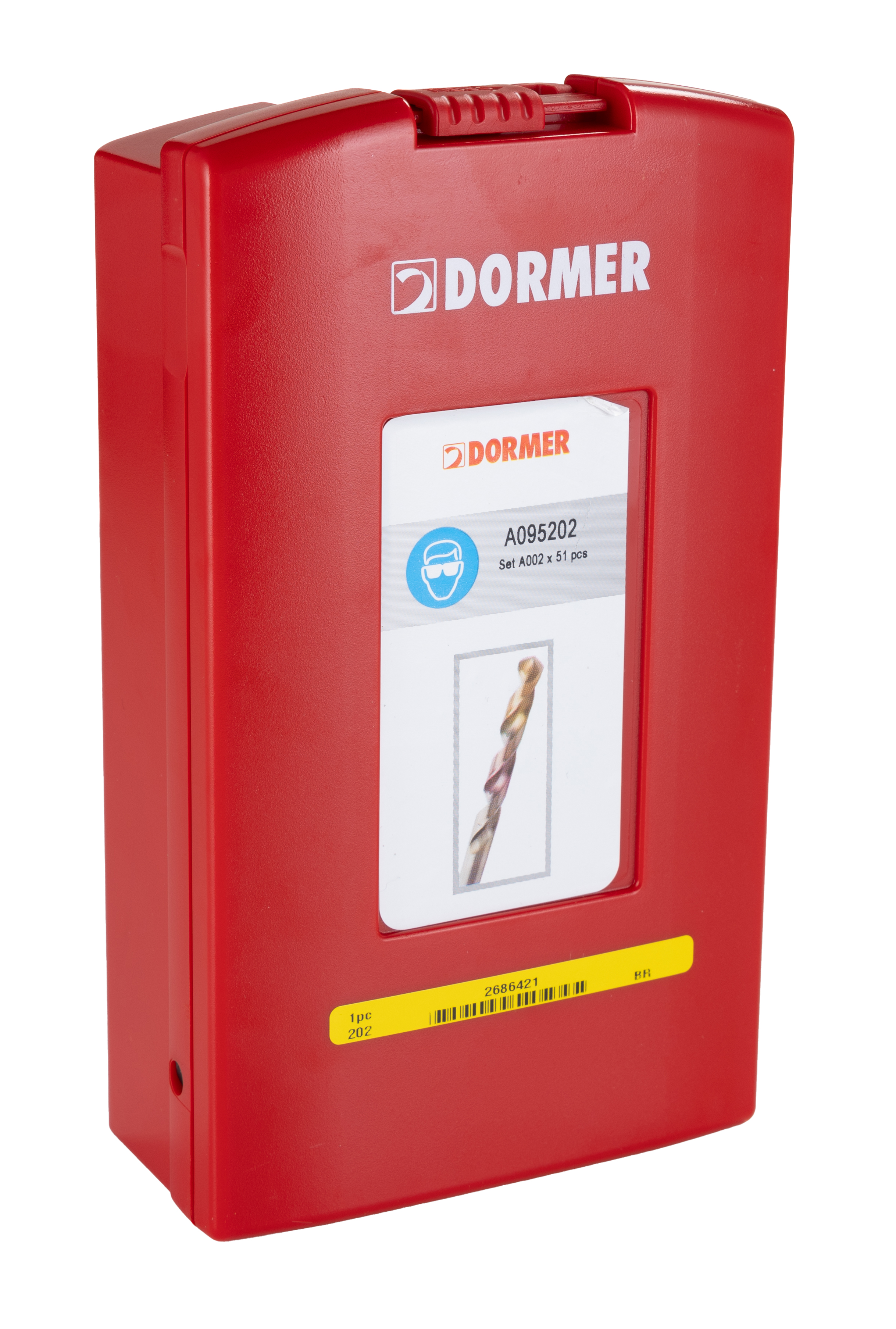 a095202 Dormer 51-Piece Jobber Drill Set for Multi-Material, 6 mm Max, 1 mm Min