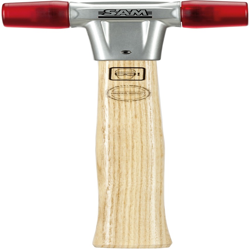SAM Round Cellulose Acetate Mallet 975g With Replaceable Face