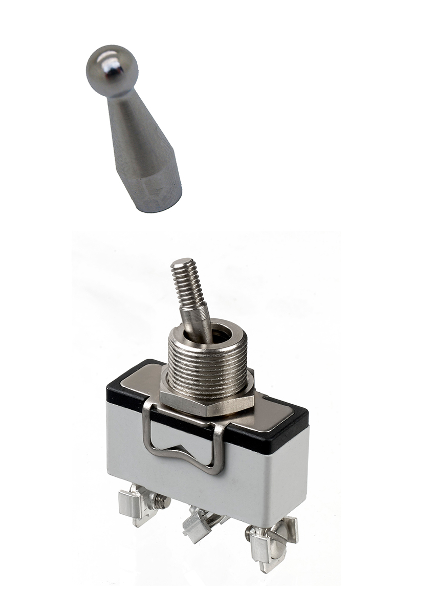 635hx2330 APEM Toggle Switch, Panel Mount, On-(On), SPDT, Screw Terminal, 250V ac