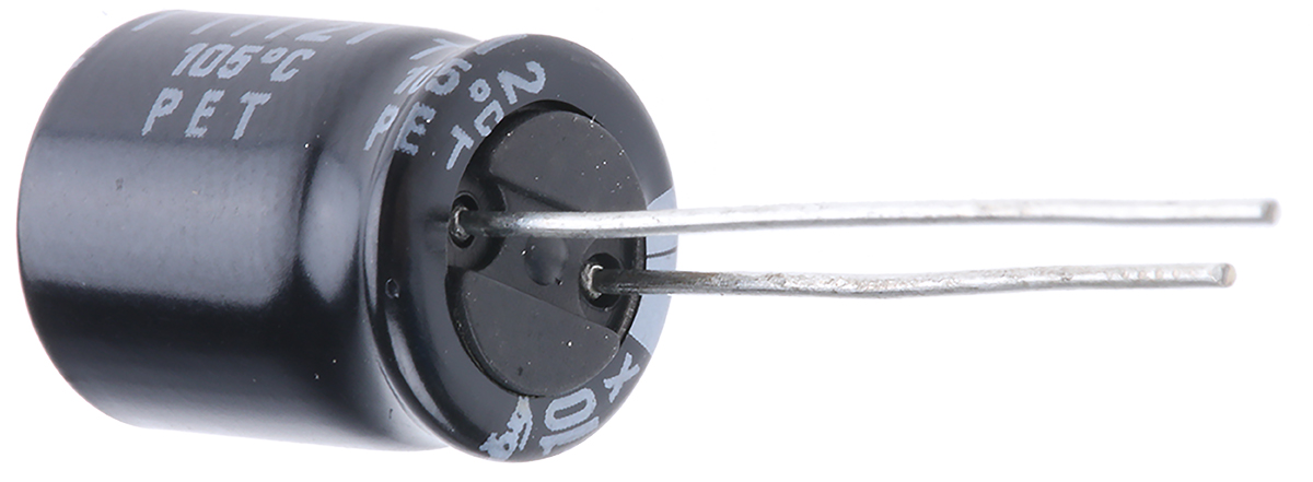 Rubycon 1000μF Aluminium Electrolytic Capacitor 6.3V dc, Radial, Through Hole - 6.3YXF1000M10X12.5