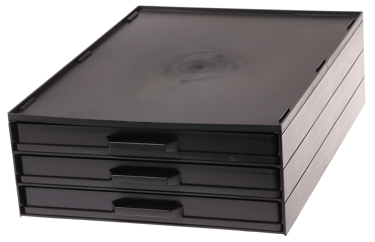 Licefa Drawer Storage Unit 3, 108 mm x 265mm x 355 mm