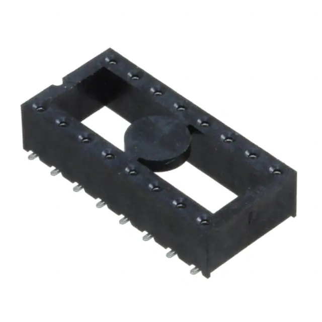 Samtec, ICF 2.54mm Pitch Straight 28 Way, SMT Turned Pin Open Frame ZIF IC Dip Socket