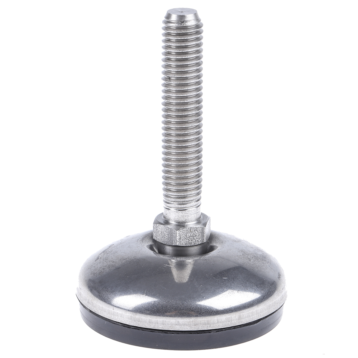 Nu-Tech Engineering M10 50 mm Dia. Adjustable Foot, Stainless Steel, 350 kg Static Load Capacity 3.5 ° Tilt Angle