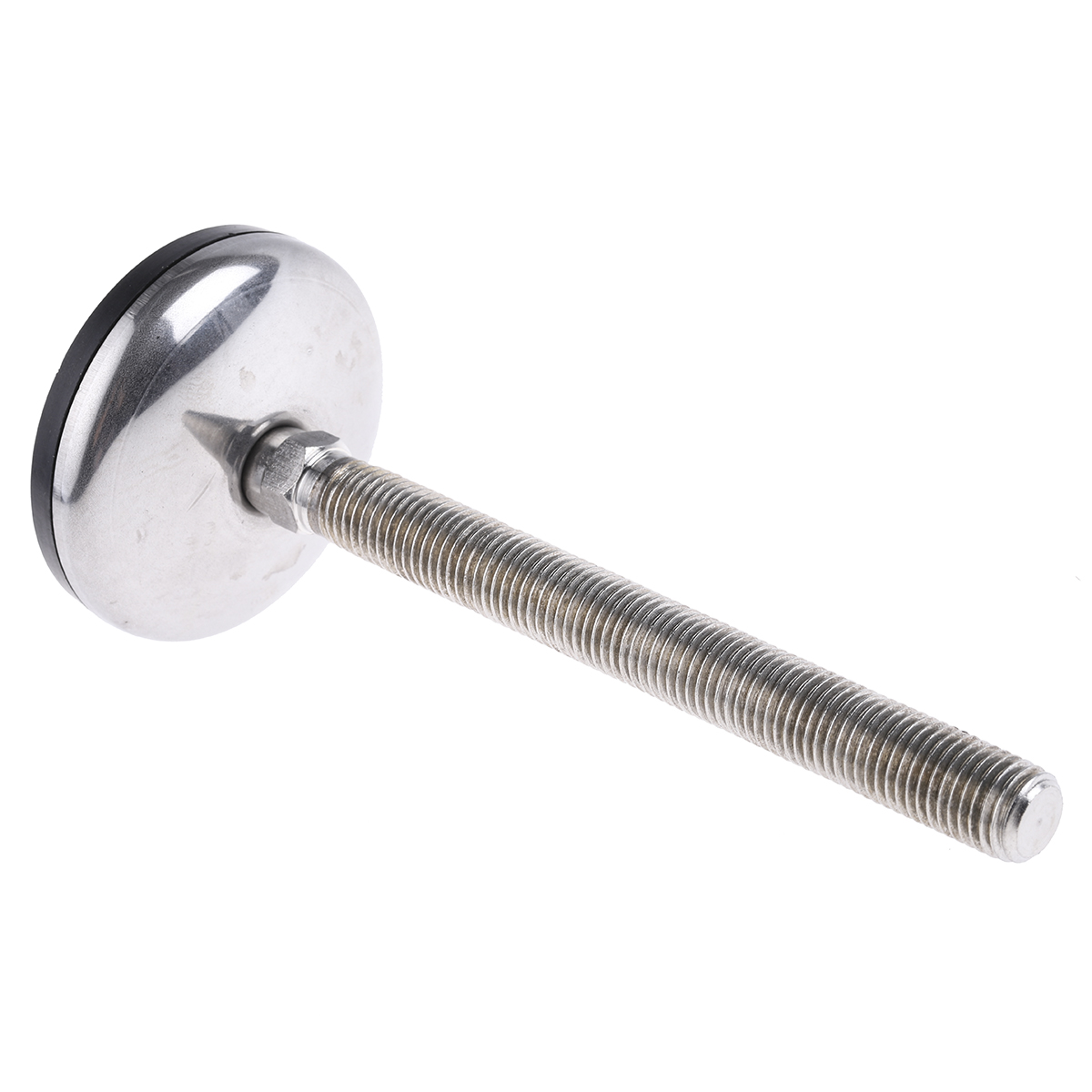 a105018 Nu-Tech Engineering M16 75 mm Dia. Adjustable Foot, Stainless Steel, 750 kg Static Load Capacity 3.5 ° Tilt Angle