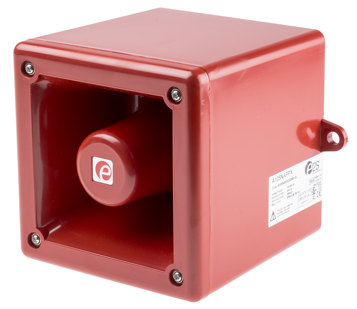 e2s A105NAX Series Siren Surface 24V, IP66 105 dB @ 1m, DC