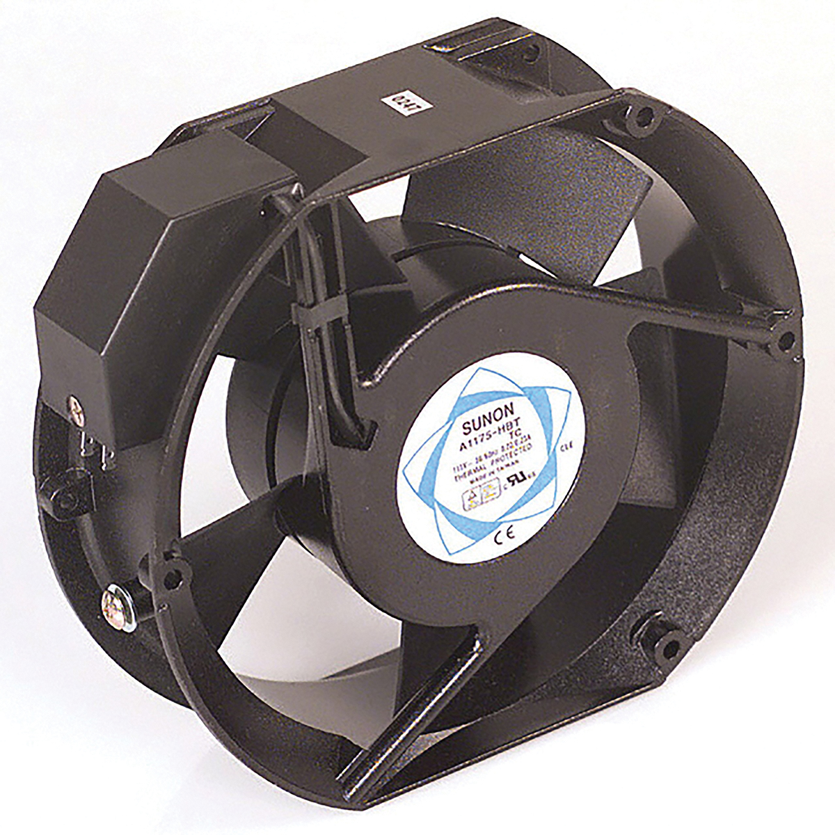 Sunon A1175 Series Axial Fan, 115V ac, 305.8 m³/h, 39 W, 590 mA Max 151 mm, 171.5mm, 51 mm