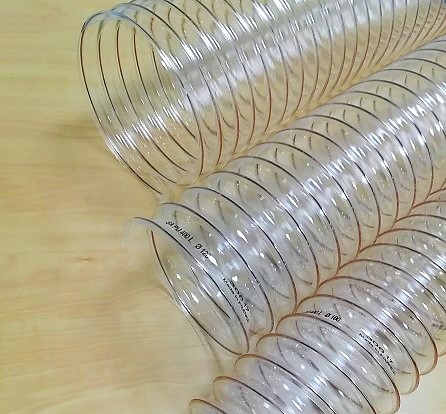 Prosiflex Translucent Polyurethane Reinforced Flexible Ducting, 10 m, 120 mm ID