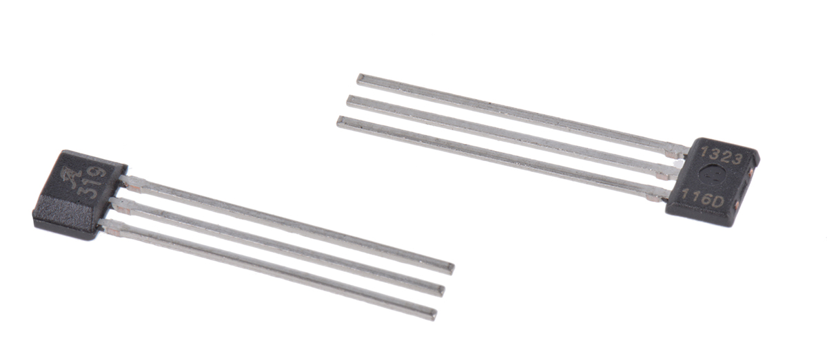 Allegro Microsystems 1 Axis Through Hole Hall Effect Sensor 3 V 3.6V, Analogue, SIP, 3-Pin