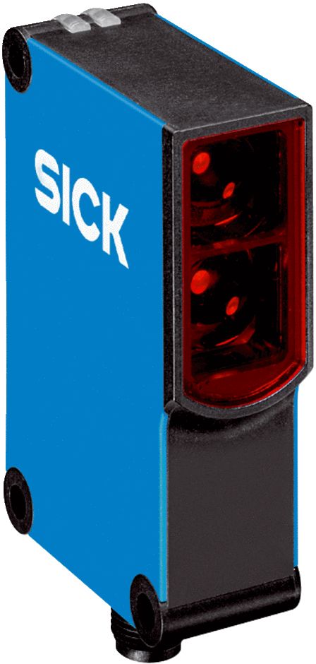 Sick Retroreflective Photoelectric Sensor, Rectangular Sensor, 0.1 → 15 m Detection Range