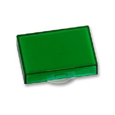 Omron Green Rectangular Push Button Lens for Use with A16 Series