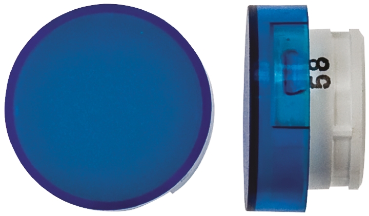 Omron Blue Round Push Button Lens for Use with A16 Series LED/Incandescent Lamp Push Button Switch