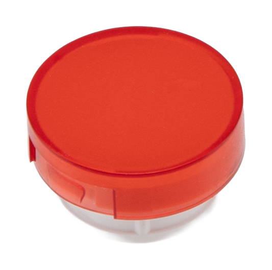 Omron Red Round Push Button Lens for Use with A16 Series LED/Incandescent Lamp Push Button Switch