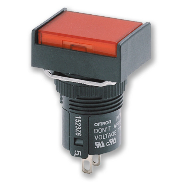 Omron Yellow Round Push Button Lens for Use with A16 Series