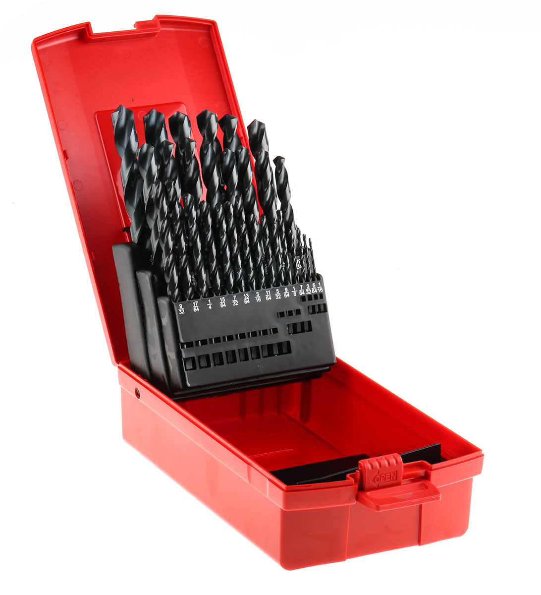 Dormer 29-Piece Twist Set for Multi-Material, 0.5 in Max, 0.0625 in Min, HSS Bits