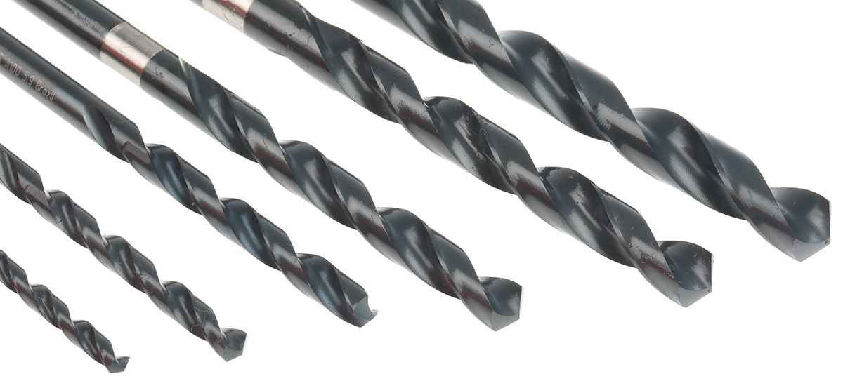 a190209 Dormer 91-Piece Twist Set for Multi-Material, 10 mm Max, 1 mm Min, High Speed Steel Bits