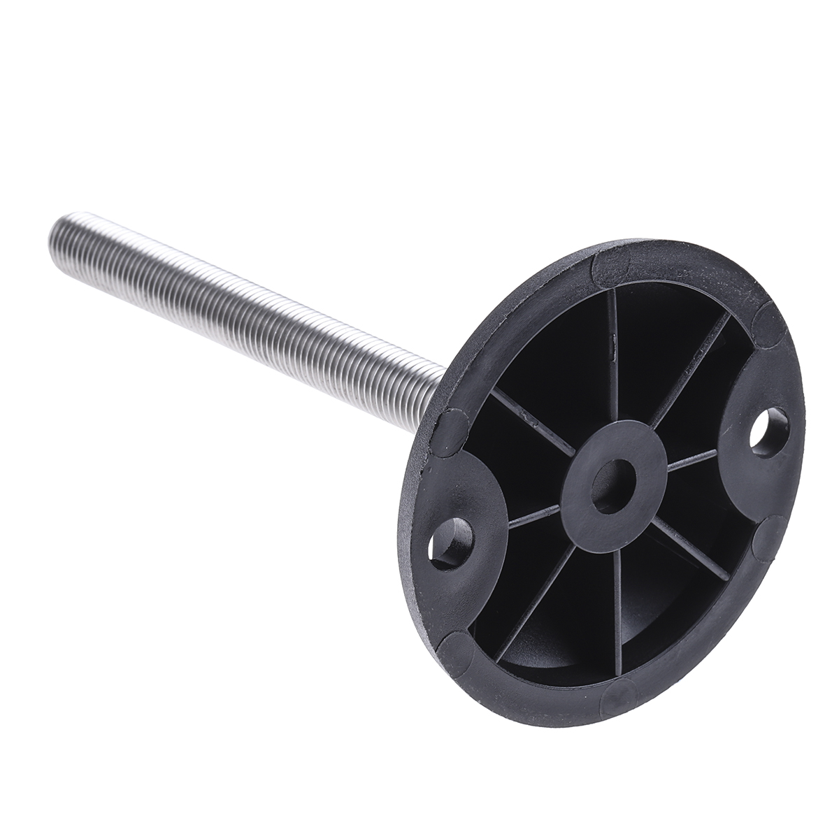 a195002 Nu-Tech Engineering M16 100 mm Dia. Adjustable Foot, Stainless Steel, 2000 kg Static Load Capacity 10 ° Tilt Angle