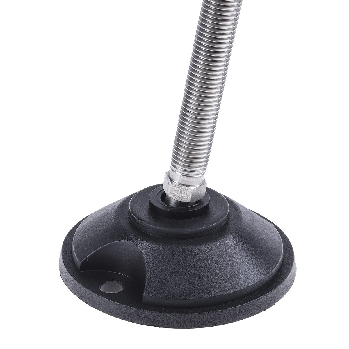 a195002 Nu-Tech Engineering M16 100 mm Dia. Adjustable Foot, Stainless Steel, 2000 kg Static Load Capacity 10 ° Tilt Angle