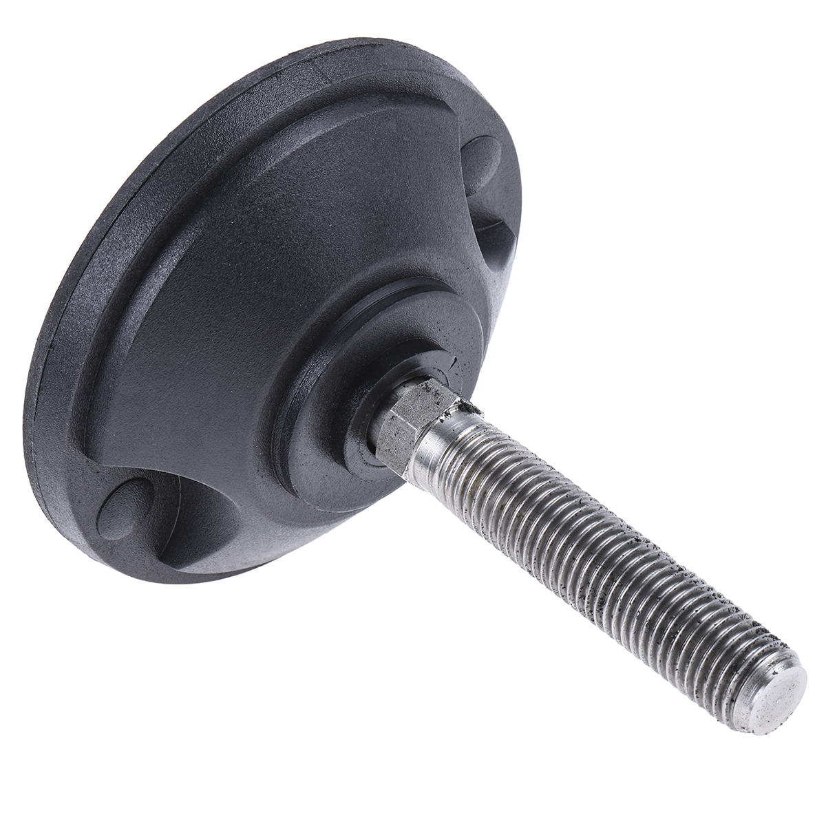 a195005 Nu-Tech Engineering M16 100 mm Dia. Adjustable Foot, Stainless Steel, 2000 kg Static Load Capacity 10 ° Tilt Angle