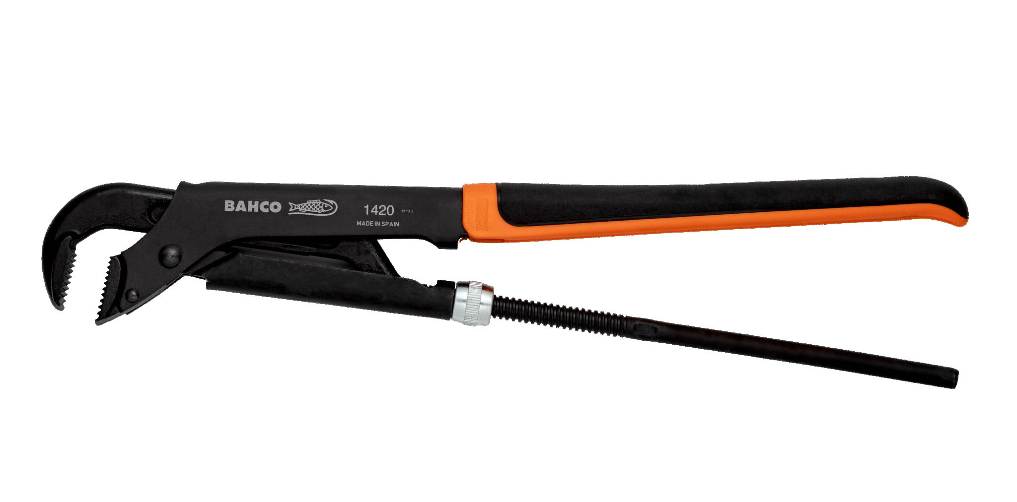 1420 Bahco Pipe Wrench, 430.0 mm Overall