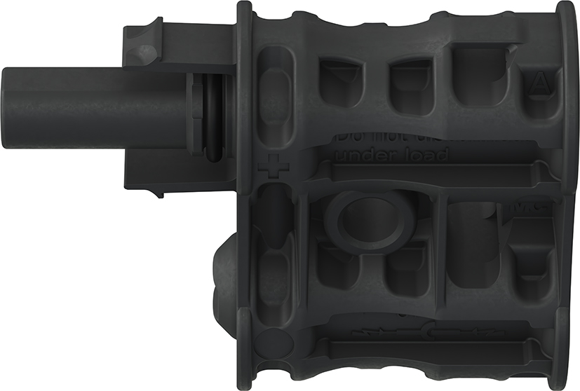 320197 Staubli MC4-Evo 2 Series, Male, Panel Mount Solar Connector, Rated At 60A, 1.5 kV PV-AZS4