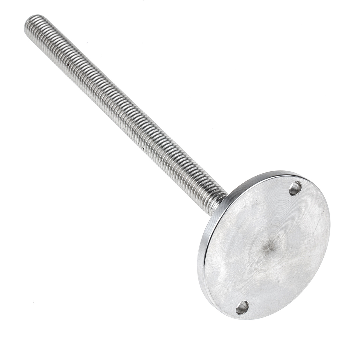 a200008 Nu-Tech Engineering M12 60 mm Dia. Adjustable Foot, Stainless Steel, 1250 kg Static Load Capacity 10 ° Tilt Angle