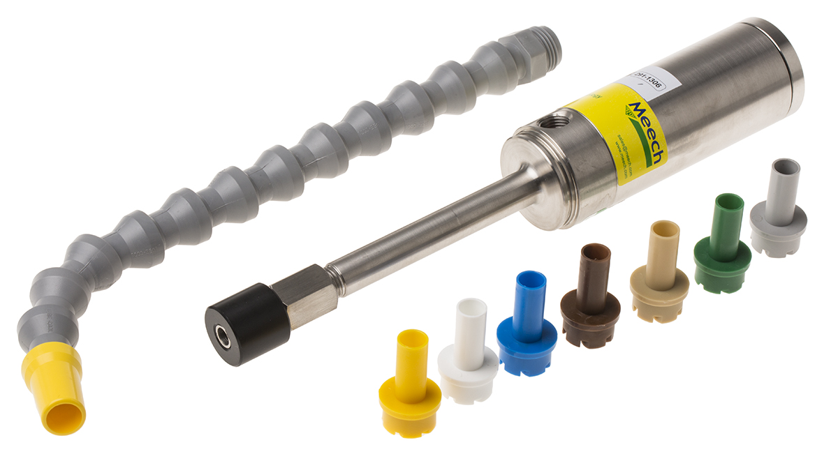 Meech 2400 Btu/h 35cfm Vortex Tube, 117.6 psi, 110 °C, -60 °C
