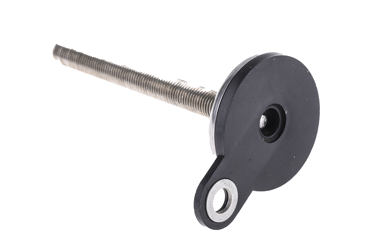 a205002 Nu-Tech Engineering M16 75 mm Dia. Adjustable Foot, Stainless Steel, 750 kg Static Load Capacity 3.5 ° Tilt Angle